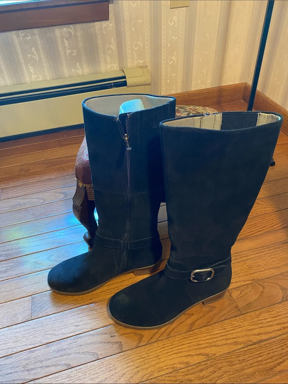Dansko Black  Suede Tall Boots
